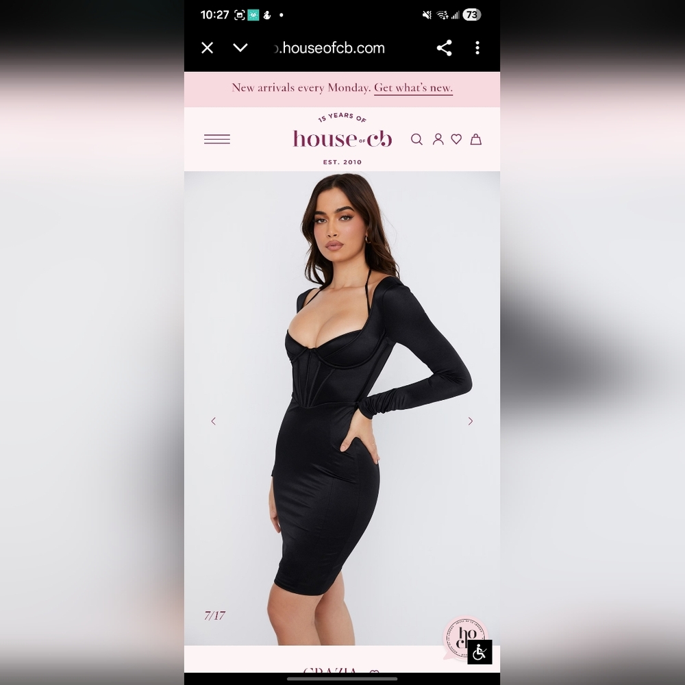 House of CB Elegant Black Dress
